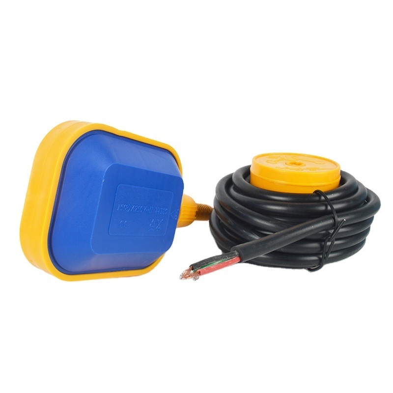 Float switch water level controller cable type liquid level switch square water pump water level controller custom line length