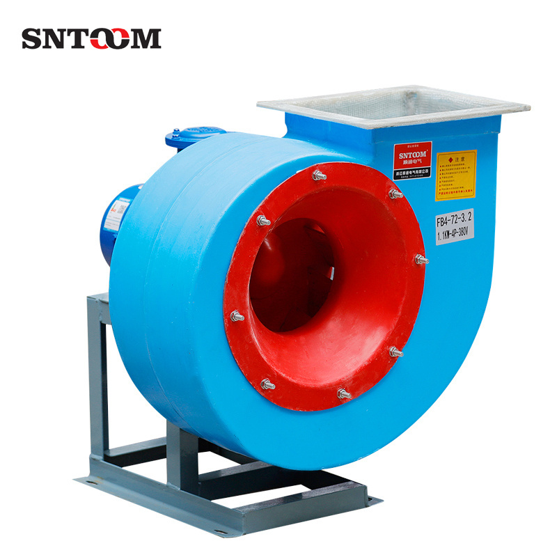 FB4-72 280/320/360/400/450/500/600mm blade diameter 220/380V industrial duct blowers centrifugal fan