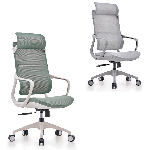 2022 new design office mesh chair New Arrivals Low Moq Manufacturer High Back Mesh Gray Swivel Office Chair