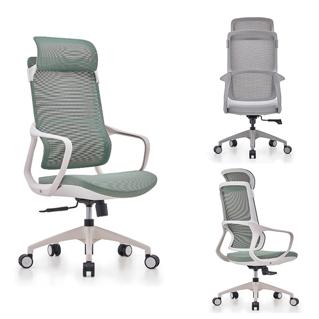 2022 new design office mesh chair New Arrivals Low Moq Manufacturer High Back Mesh Gray Swivel Office Chair