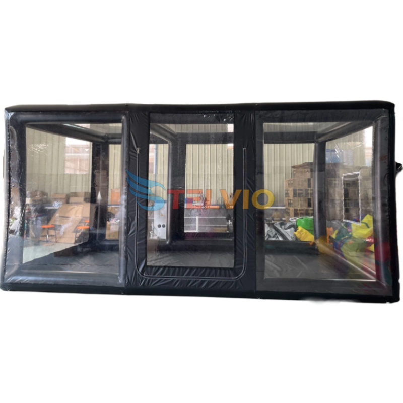 OEM Custom Size Inflatable Carport Car Shed Shelter For Automobile Tent Foldable Portable Inflatable Garage