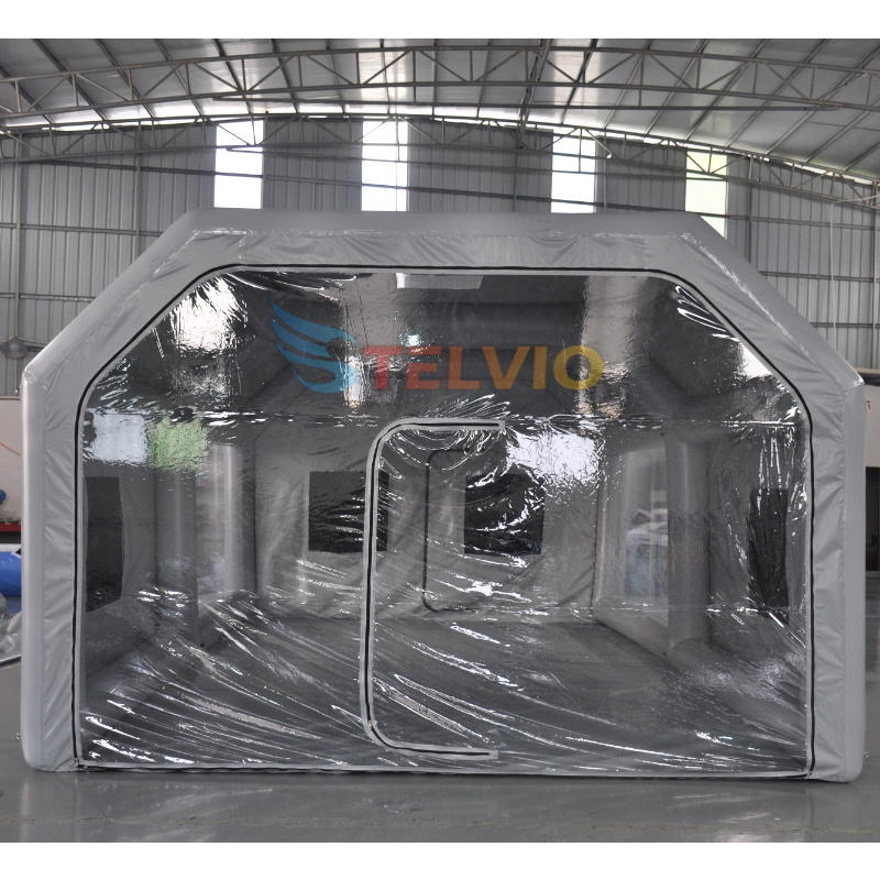 Car Paint Booth Spray Booth Portable Blow Up Inflatable Tent With Filter System Car Painting Inflatable Paint Booth