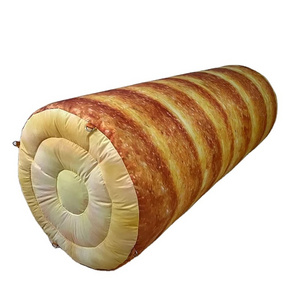 Oxford cloth high quality durable huge big inflatable bread hot dog hamburger model for blow up bread food model