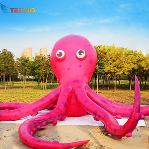 Outdoor event advertising giant inflatable mascot octopus model for decoration