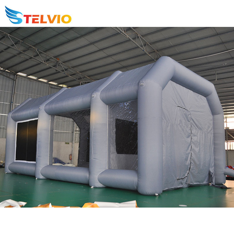 Hot selling mobile workshop inflatable paint booth portable inflatable spray booth for sale