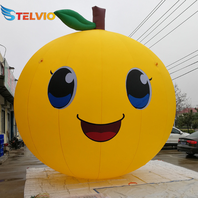 Customized Inflatable Fruit Balloon Advertising Inflatable Grapefruit Inflatable Fruit Model For Sale