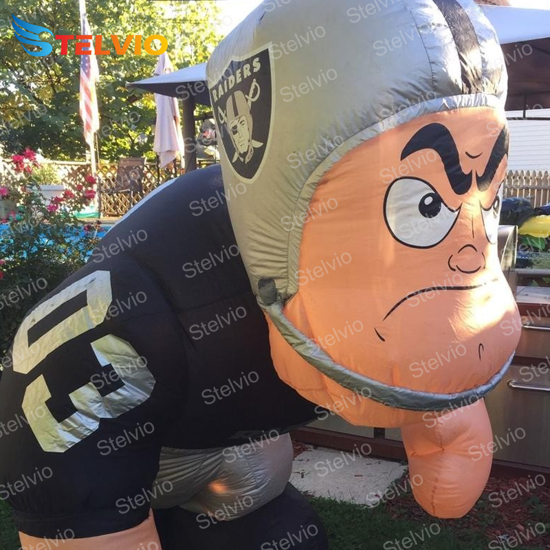 9m 30ft tall giant Customized Football Player NFL Inflatable Bubble  Player