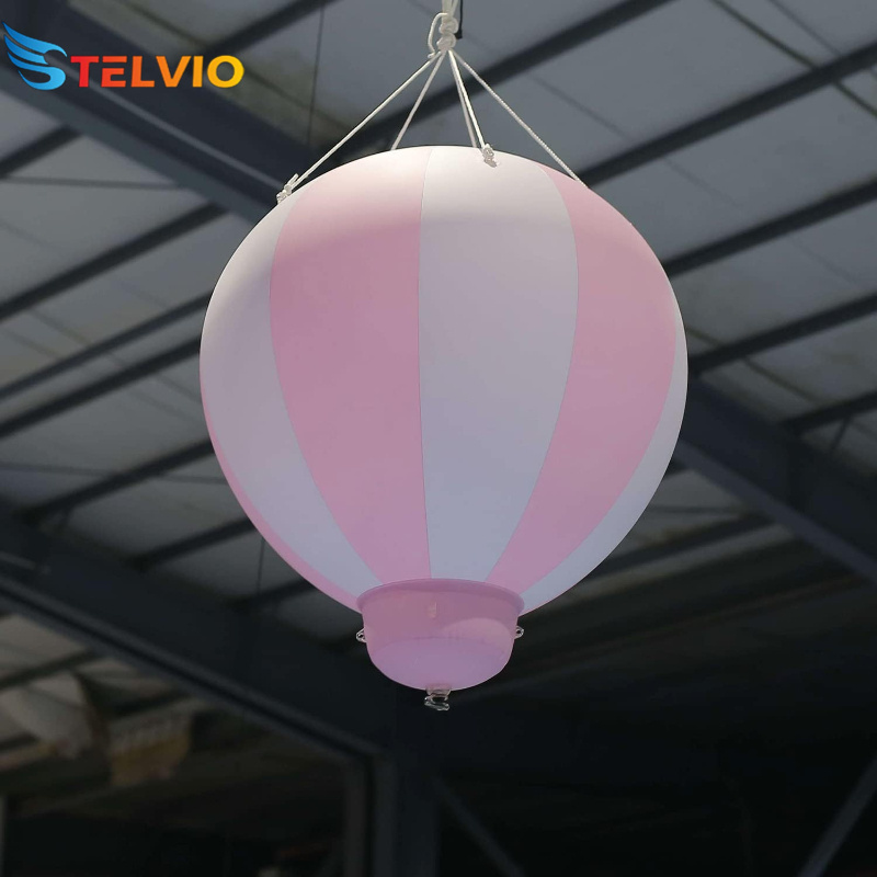 1.8m Girl Birthday Party Hot Air Balloon PVC Helium Balloon Decoration For Baby Shower