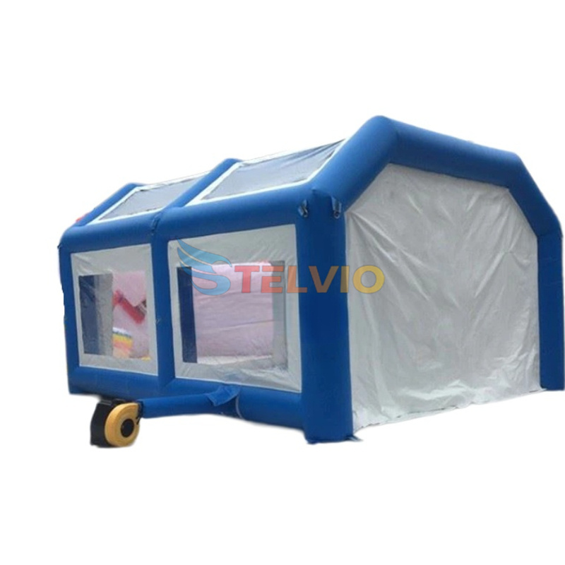 OEM Custom Size Inflatable Carport Car Shed Shelter For Automobile Tent Foldable Portable Inflatable Garage