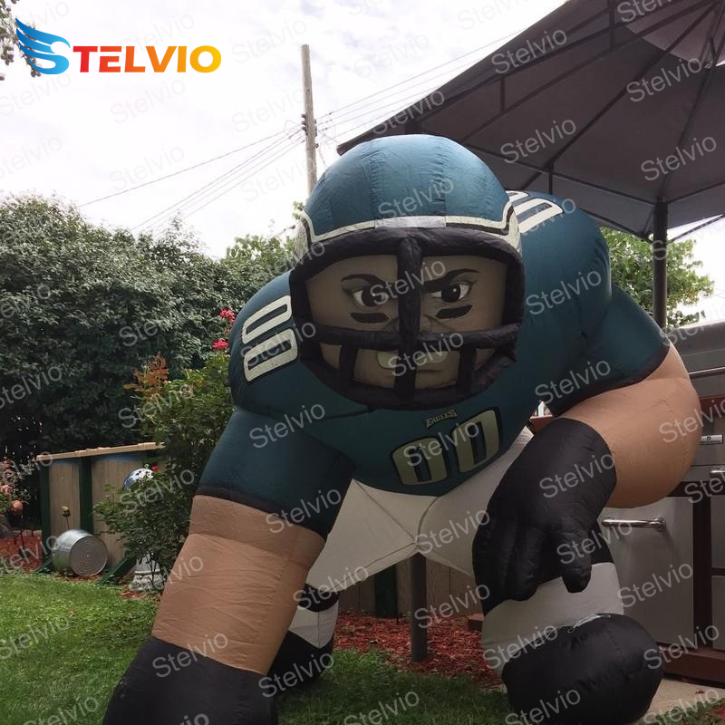 9m 30ft tall giant Customized Football Player NFL Inflatable Bubble  Player