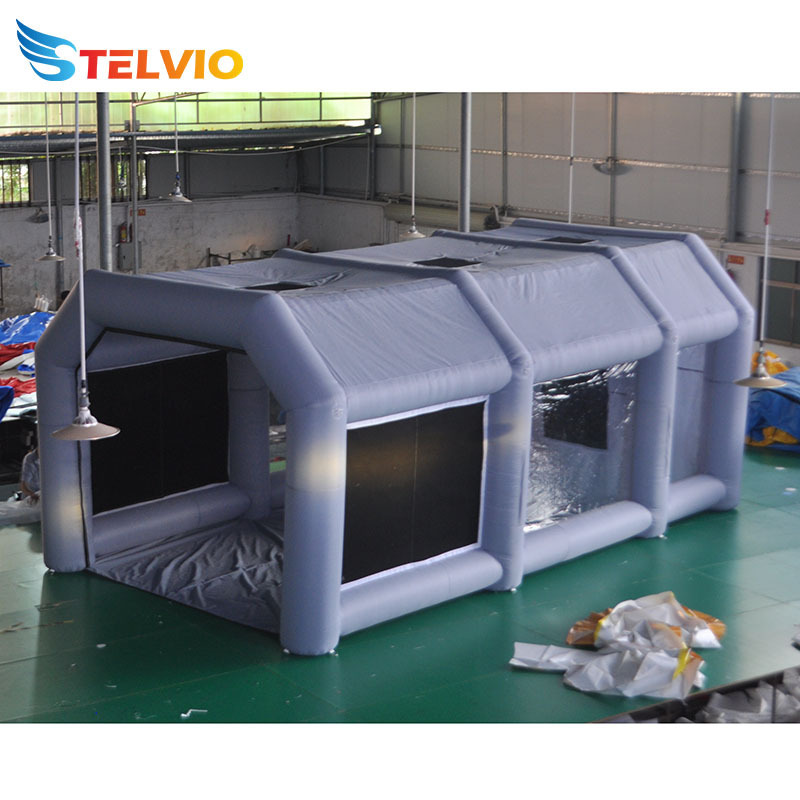 Hot selling mobile workshop inflatable paint booth portable inflatable spray booth for sale