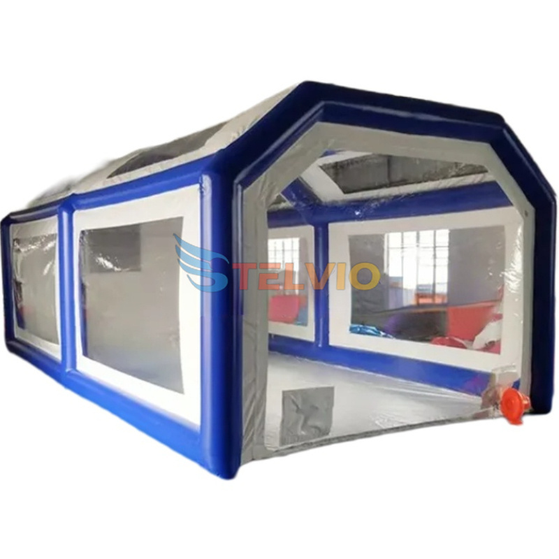 OEM Custom Size Inflatable Carport Car Shed Shelter For Automobile Tent Foldable Portable Inflatable Garage