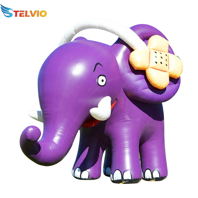 Factory Price High Quality Advertising Inflatables Animal Model Cartoon Design Inflatable Elephant