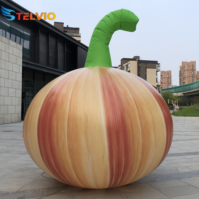 Inflatable Peach Inflatable Fruit Balloon Inflatable Vegetable Model For Street Building Decoration