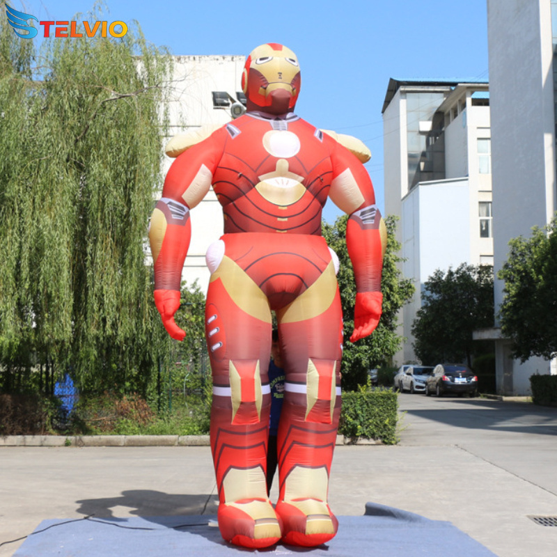 Advertising Inflatable Super Captain America Model Giant Air Model Super Hero Inflatable Spiderman For Decoration Event