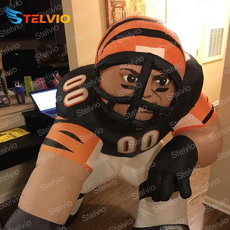 9m 30ft tall giant Customized Football Player NFL Inflatable Bubble  Player