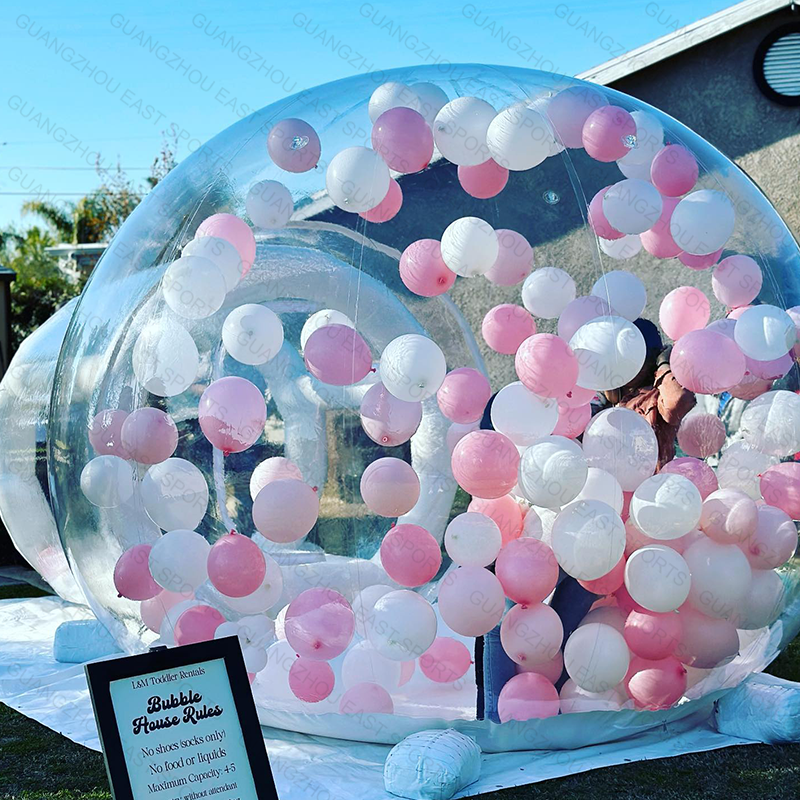 Customize Size Transparent Inflatable Bubble House Balloon Sealed Human Bubble House