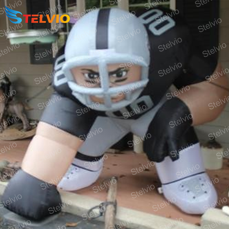 9m 30ft tall giant Customized Football Player NFL Inflatable Bubble  Player