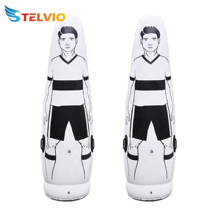 Top Quality inflatable air free kick mannequin soccer training dummy mannequin de football