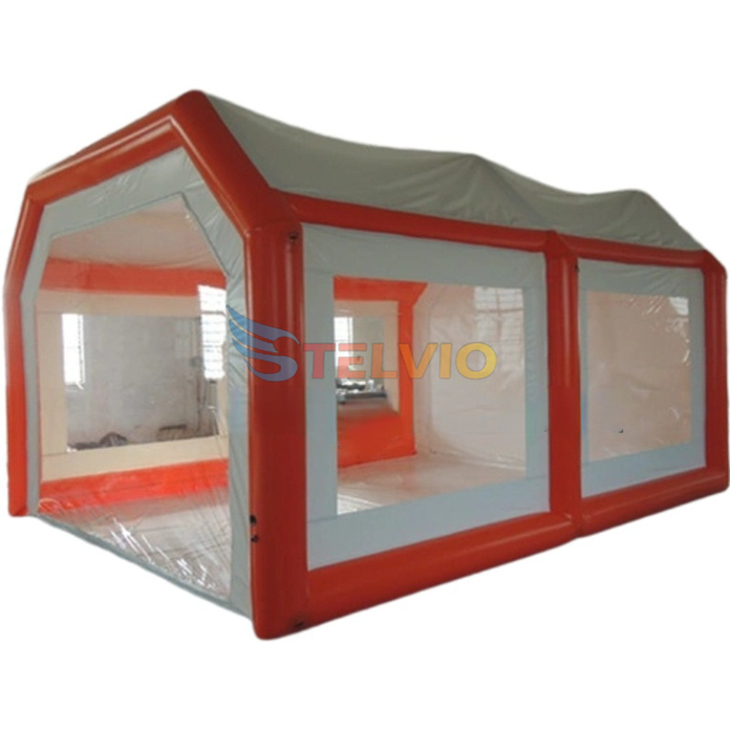 OEM Custom Size Inflatable Carport Car Shed Shelter For Automobile Tent Foldable Portable Inflatable Garage