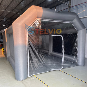 Portable Inflatable Spray Car Painting Booth Car Spray Booth Waterproof Airtight Car Paint Inflatable Spray Paint Booth Tent