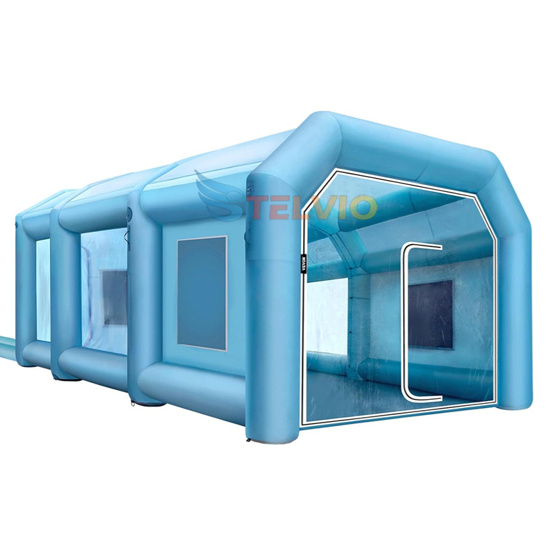 Portable Inflatable Spray Car Painting Booth Car Spray Booth Waterproof Airtight Car Paint Inflatable Spray Paint Booth Tent