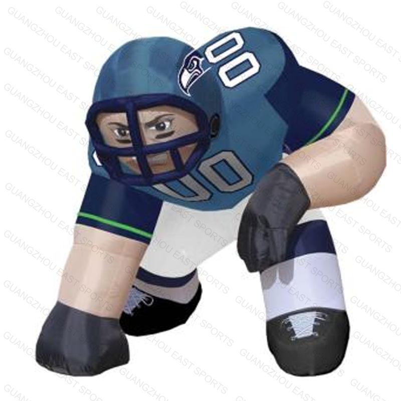 9m 30ft tall giant Customized Football Player NFL Inflatable Bubble  Player