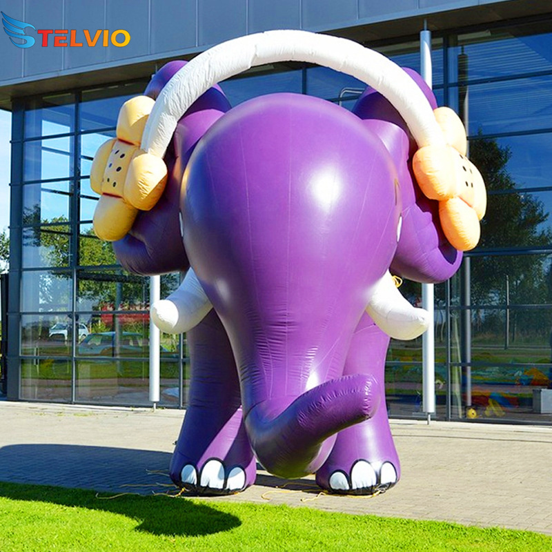 Factory Price High Quality Advertising Inflatables Animal Model Cartoon Design Inflatable Elephant