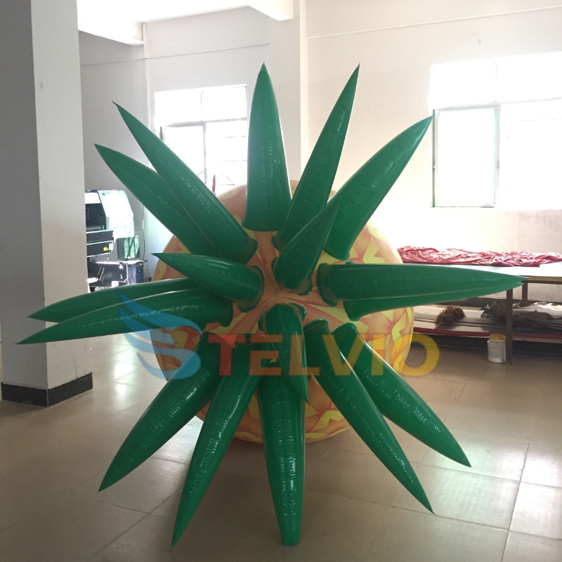 Custom Large Fruits Vegetables Model Inflatable Pineapple Inflatable Fruit Model Pineapple For Advertising Promotion