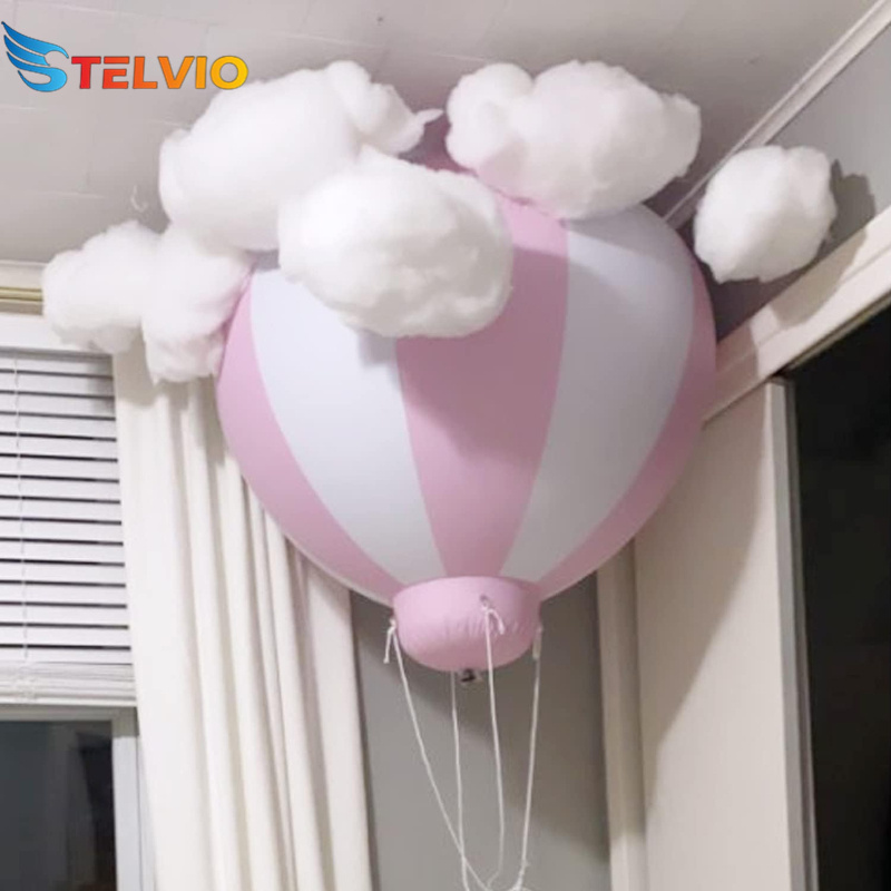 1.8m Girl Birthday Party Hot Air Balloon PVC Helium Balloon Decoration For Baby Shower