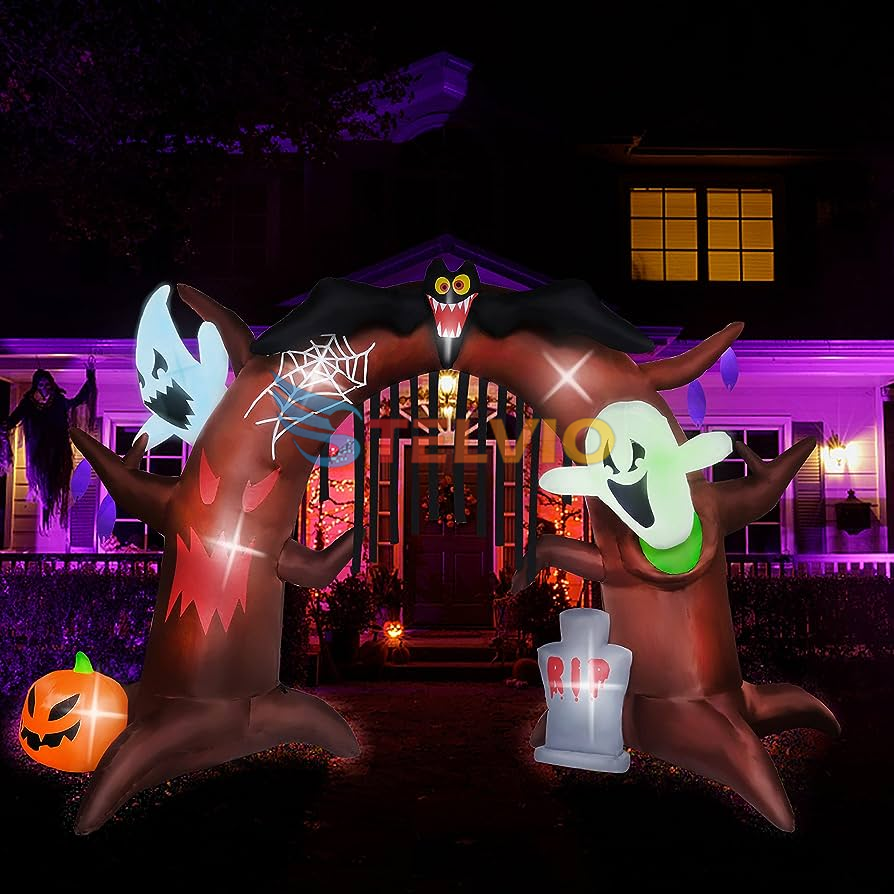 Inflatable Halloween Yard Decoration Inflatable Halloween Pumpkin Arch For Sale Custom Inflatable Haunted House Archway