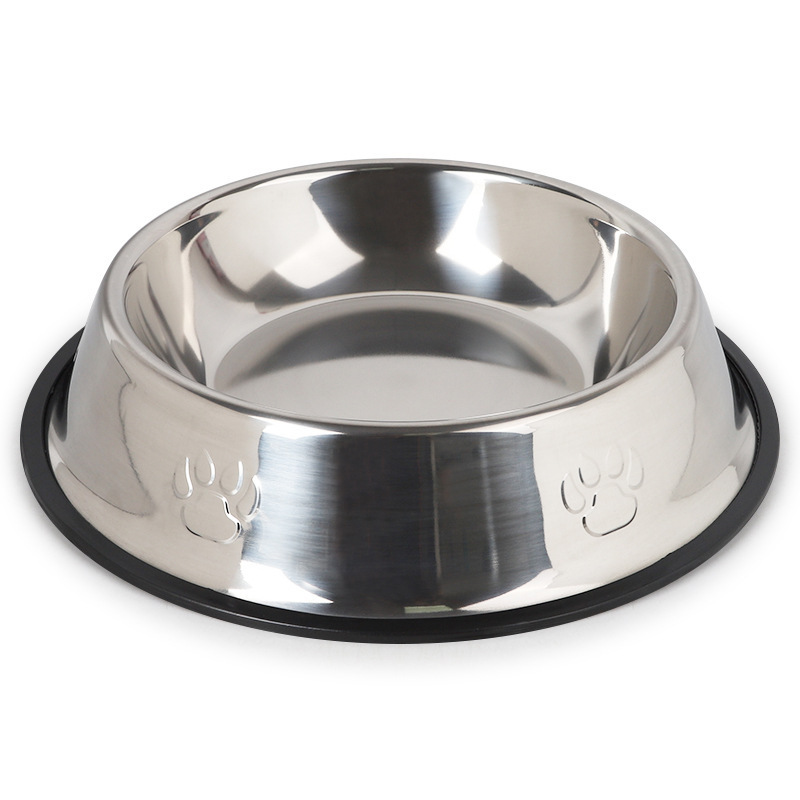 Portable Feeder Pet Food Bowls Stainless Steel Bowls Cat Dog Pet Automatic Feeder Customized Pet Bowl