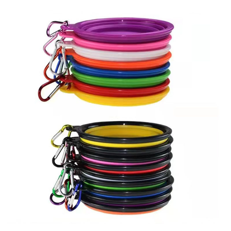 Custom Dog Food Bowl Collapsible Dog Bowls Portable Feeder Travel Dog Bowl