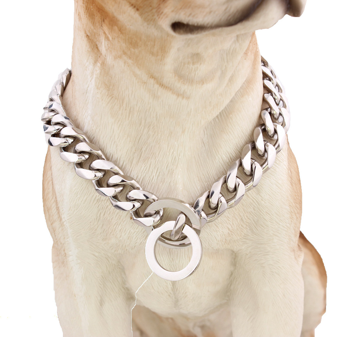 Cuban Pet Chain Luxury Gold Collares de Perros Hip Hop Leads Gold Chain for dog