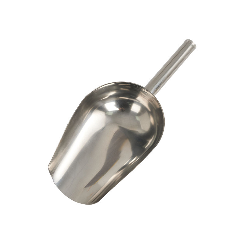 Stainless Steel Pet Dog Scoop Custom Small Pet Food Scoop Rounded Pet Food Shovel