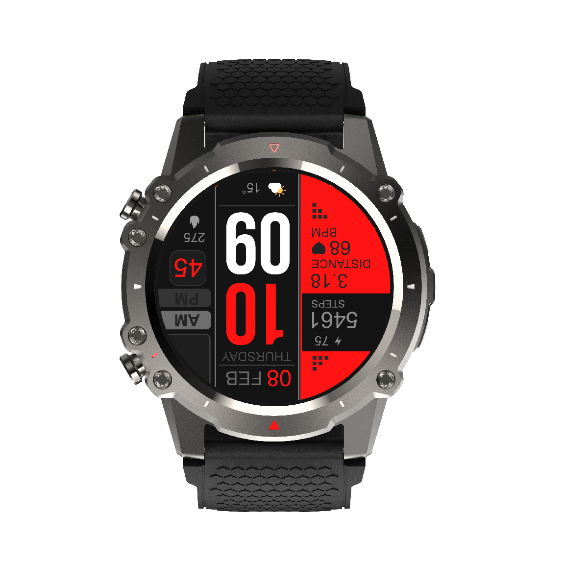 High Quality 1.45 inch smart watch IP68 waterproof bluetooth call blood oxygeen watch 280 mah battery