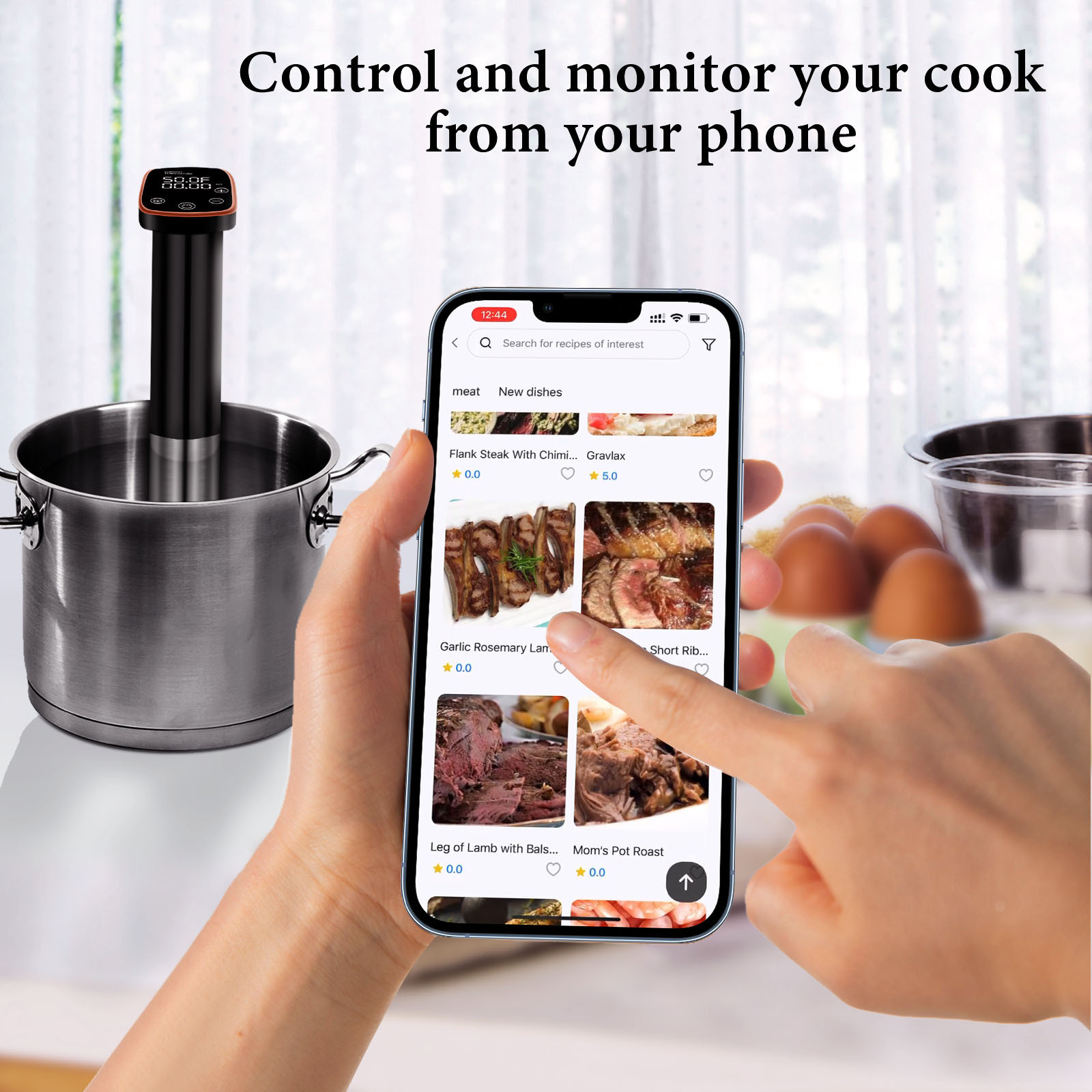 wifi US Plug Sous Vide Precision Cooker 1100 Watts Sous Vide Machine Immersion Circulator Precision Cooking Machine