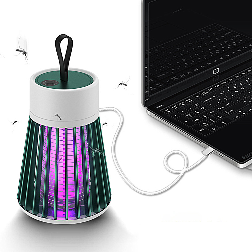 Newest Electric Shock Mosquito Killer Lamp USB Fly Trap Zapper Insect Killer Repellent Anti Mosquito Trap For Bedroom Outdoor