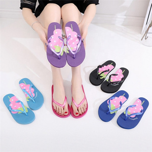 2021 Summer Children Shoes and Sandals Beach Flat Shoes Non-slip Flip Flops Kids Bedroom Slippers