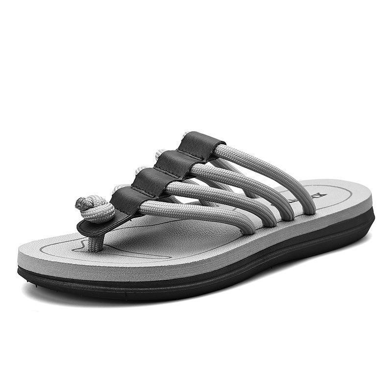 Summer rope strip upper  male Slides Slipper Non-slip  Beach Sandals and Slippers for men