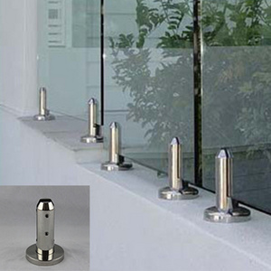 2023 Latest Stainless Steel Spigot glass railing SGCC ASNZS2208 CE Glass  Top Mounted Handrail Made in China