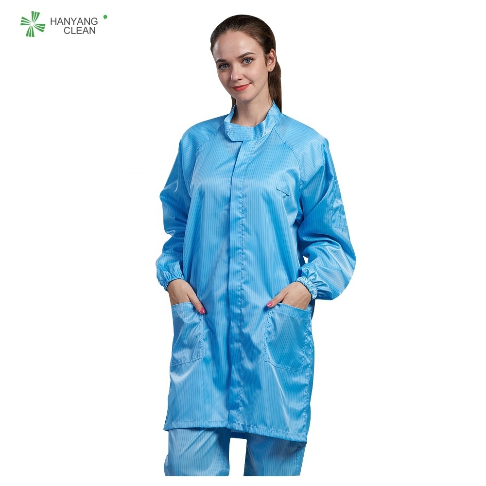 H-1125 Cleanroom smock antistatic sterile lab coat esd gown