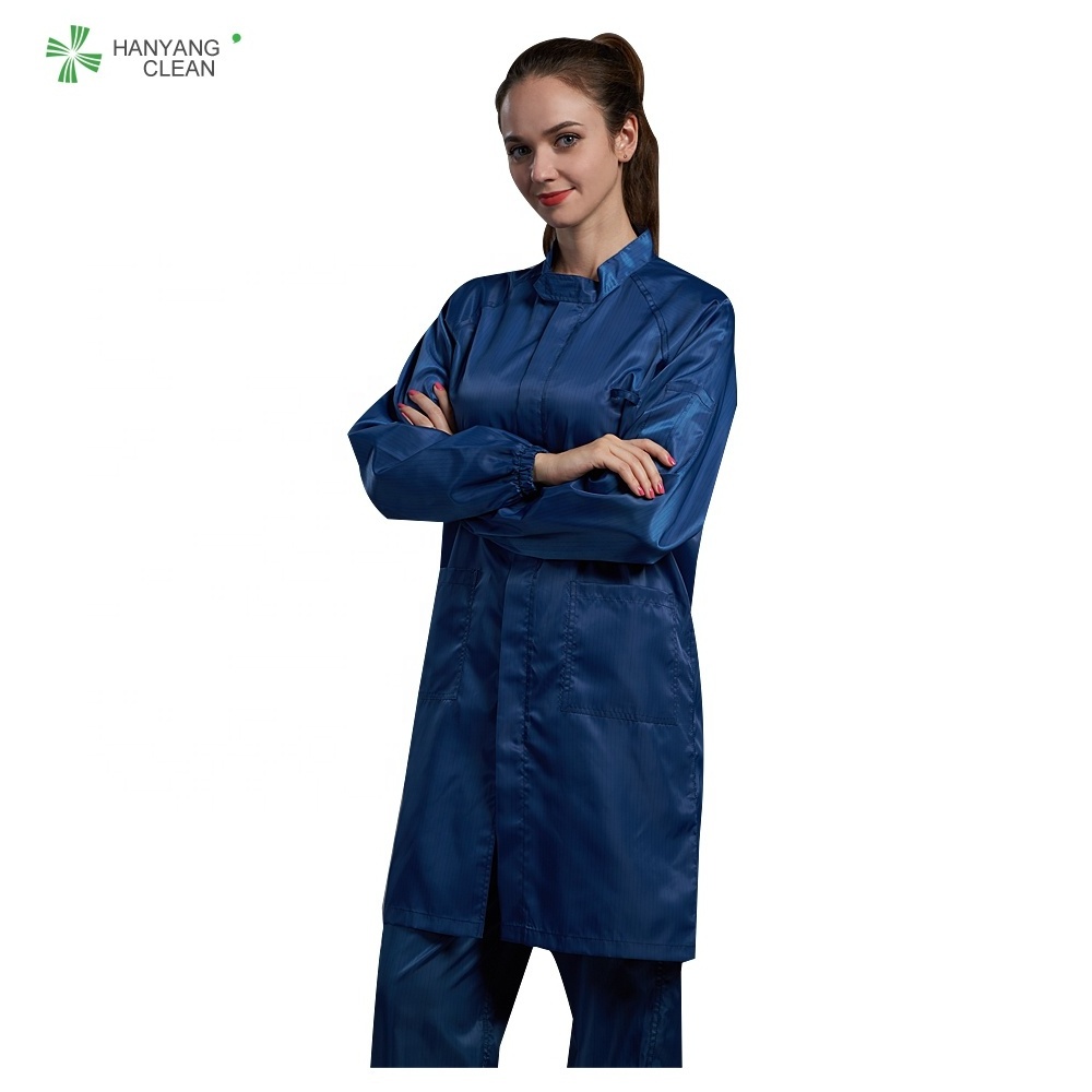 H-1125 Cleanroom smock antistatic sterile lab coat esd gown