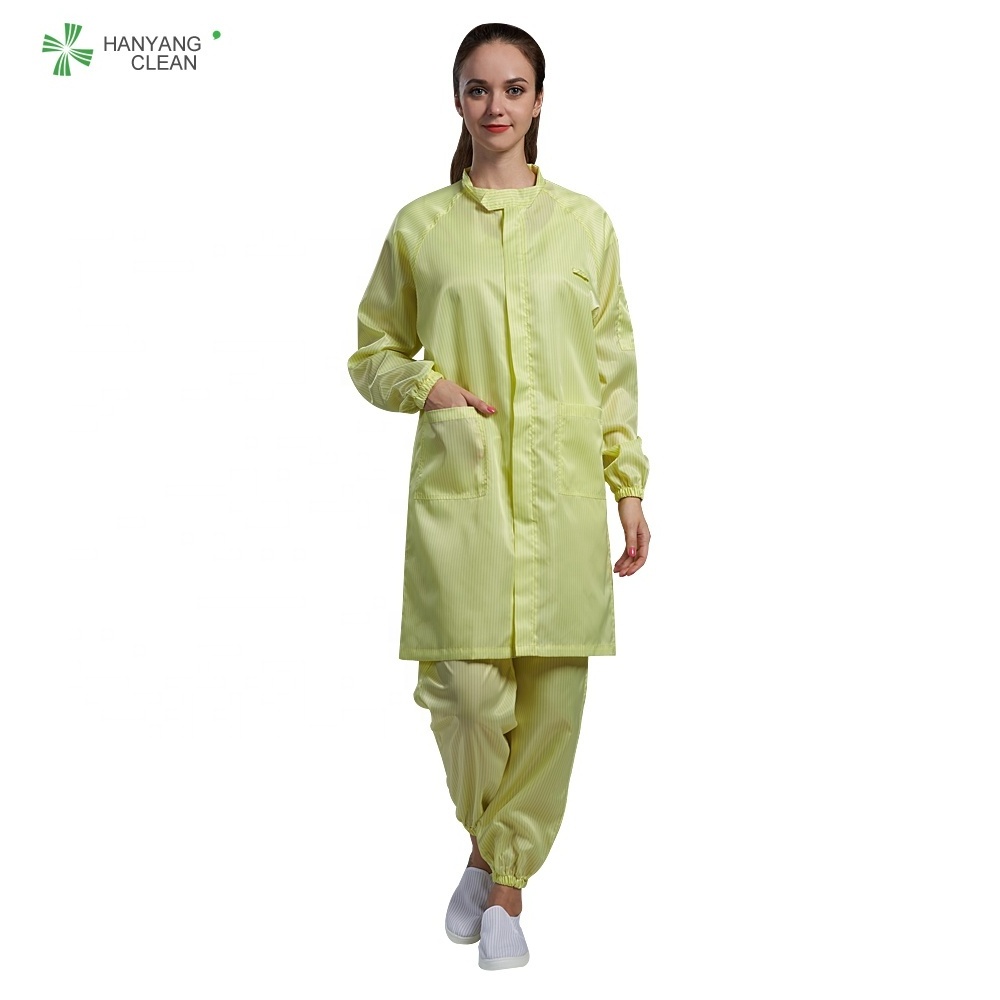 H-1125 Cleanroom smock antistatic sterile lab coat esd gown