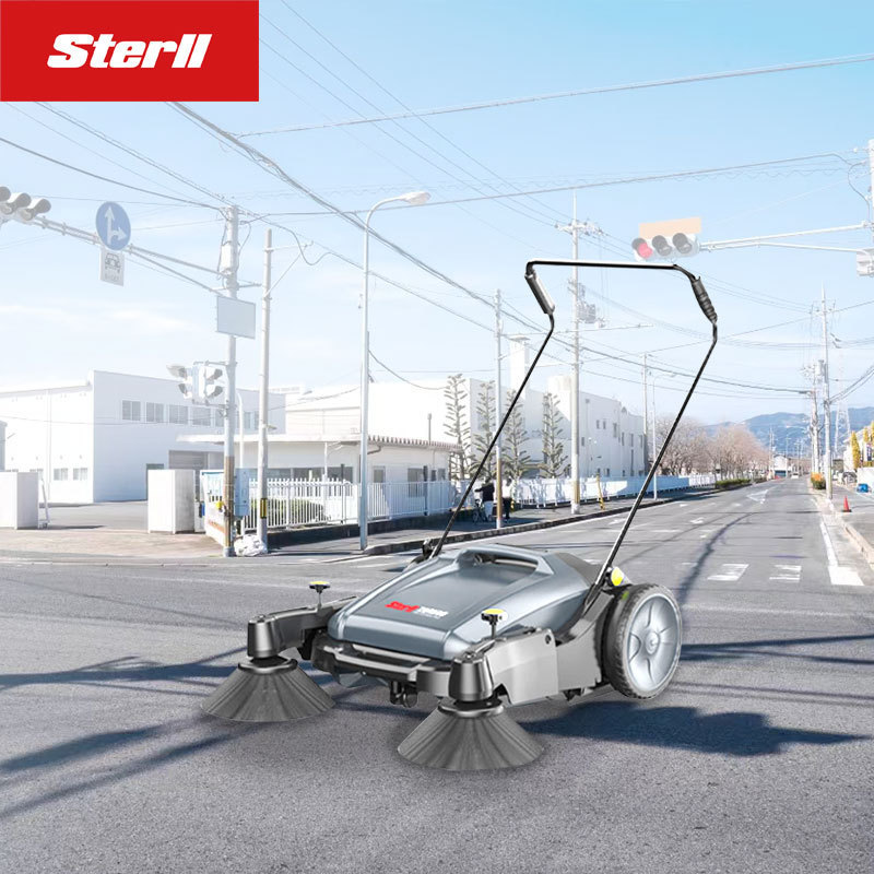 STERLL  Garden Artificial Grass  Mini Manual Wireless Floor Sweeper Machine