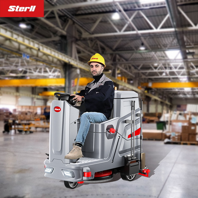 Sterll SX560 Factory Electric Commercial floor paint marble cement floor Ride on Floor Scrubber