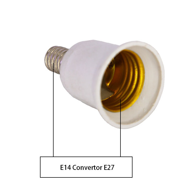 led light batten e27 e12 lampholder electrical screw base Adapter e14 to E27 bulb holder