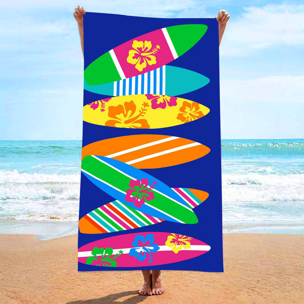 Microfiber Fabrics Children Lounge Chair Beach Towel Beach Towels Thin Bulk Beach Towels