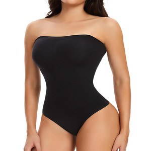 Body shaper for women seamless shaperwear tummy control shaper sculpting thong bodysuit tops for woman