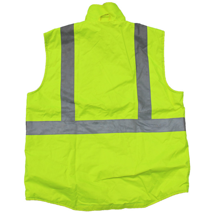 road workwear work uniforms jacket customize winter fleece hi vis gilet safety reflective vest